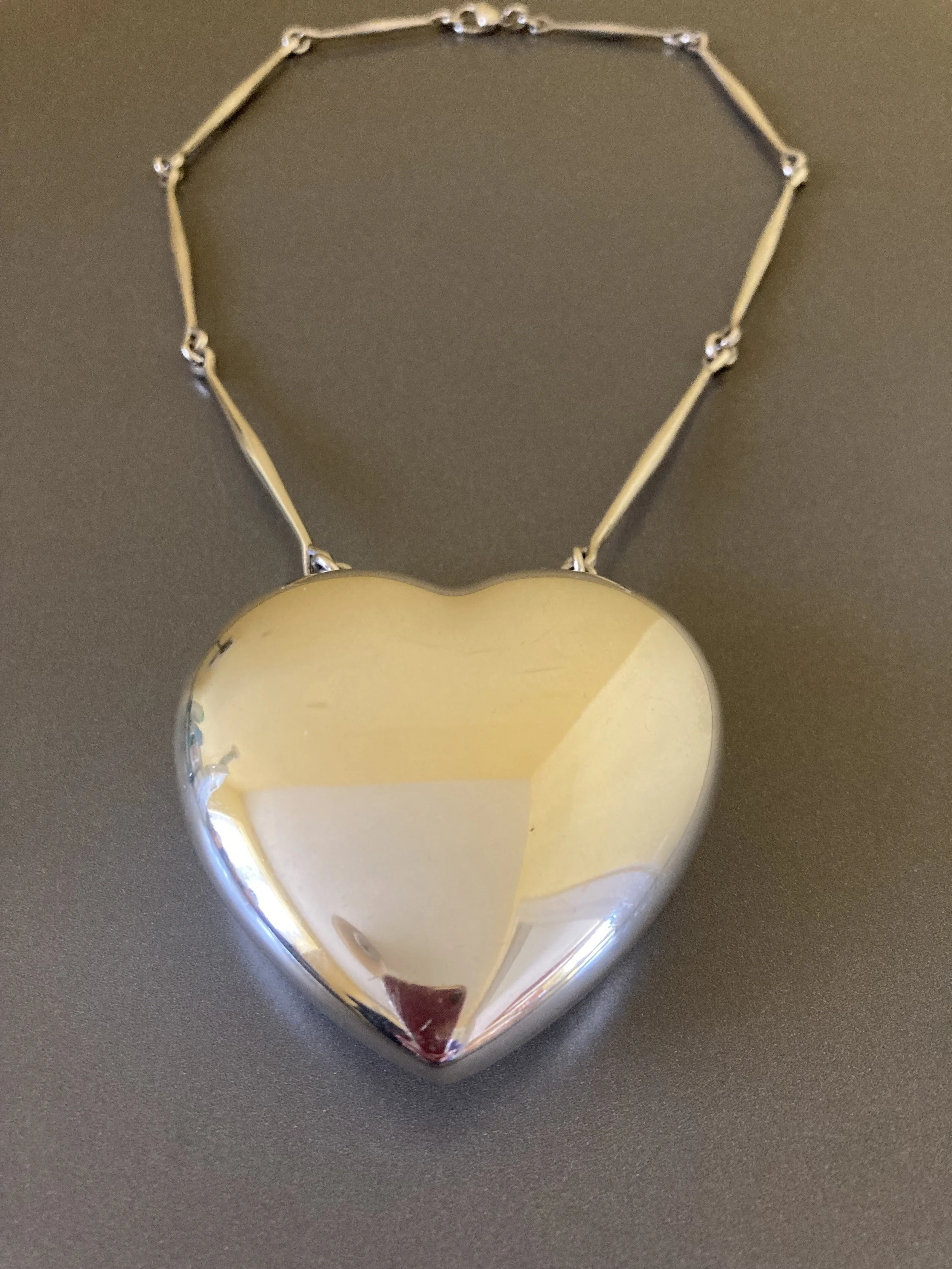 K2985 ジョージジェンセン JOY Astrid Fog ハートネックレス Georg Jensen 'Joy' Heart Pendant Necklace - Necklace/Chain - Jewellery